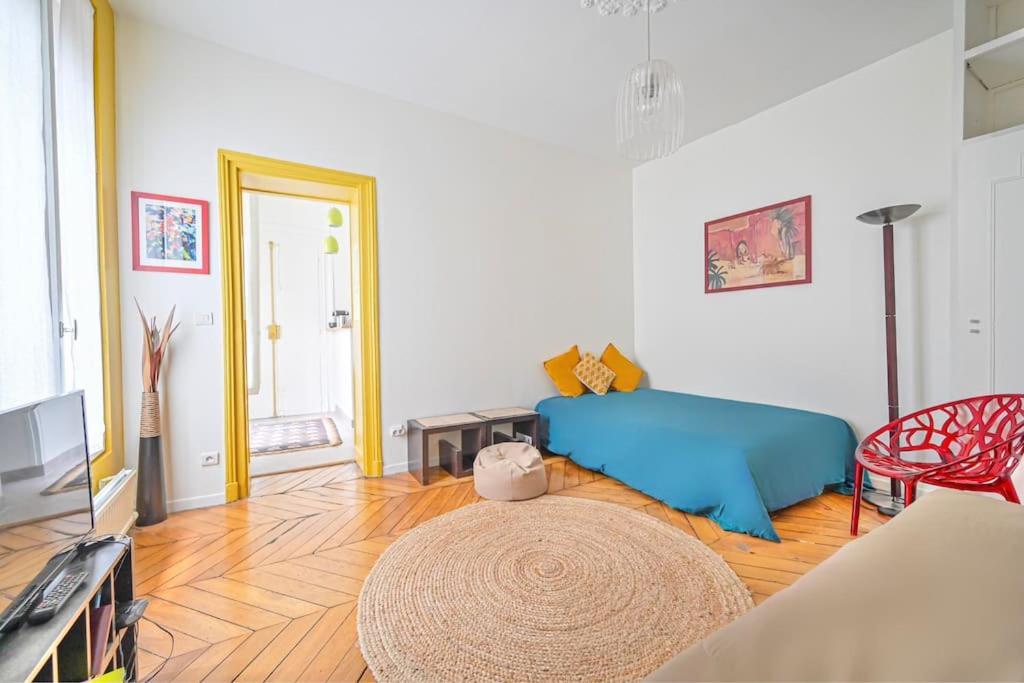 Radiant Flat - Spacious Studio Apartment - Marais Paris Exterior foto